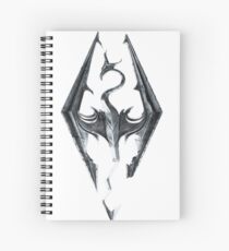 skyrim logo Spiral Notebook