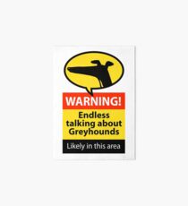 Endless talking hazard sign Art Board