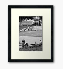 The big boys Framed Print