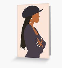 Janet Jackson - Poetic Justice Greeting Card