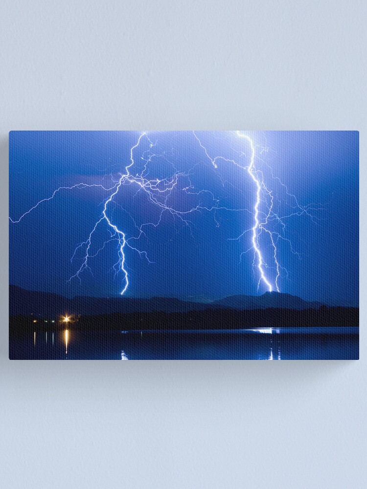Alternate view of Lightning Thunderstorm 08.05.09 Canvas Print