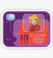 Totally spies Clover badge Sticker