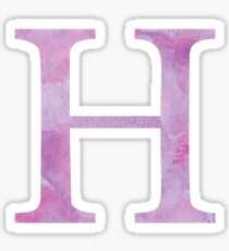 Lilac Watercolor Η Sticker