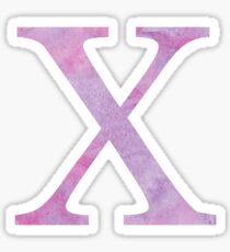 Lilac Watercolor Χ Sticker