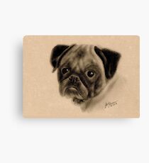 Mops Leinwanddruck