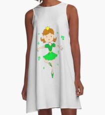 St Patricks Day Irish Princess A-Line Dress