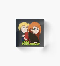 My Hero Kim Possible Acrylic Block