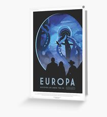 NASA Tourism - Europa Greeting Card