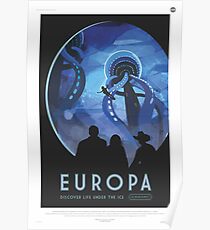 NASA Tourismus - Europa Poster