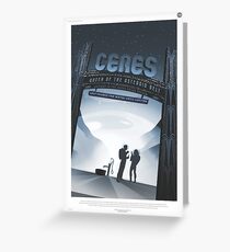 NASA Tourism - Ceres Greeting Card