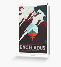 NASA Tourism - Enceladus Greeting Card