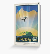 NASA Tourism - HD 40307g Greeting Card