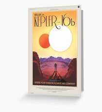 NASA Tourism - Kepler 16b Greeting Card