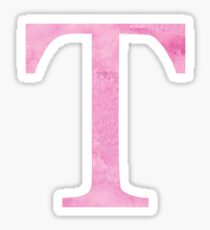 Rose Watercolor Τ Sticker