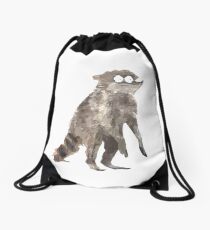 Rigby The Racoon Drawstring Bag
