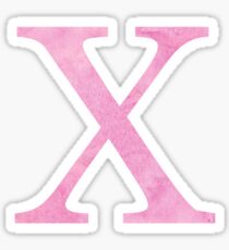 Rose Watercolor Χ Sticker
