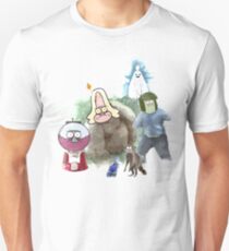 The Regular Show Characters Half Realistic Unisex T-Shirt