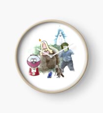 The Regular Show Characters Half Realistic Clock