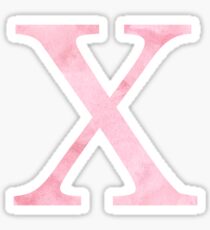 Pink Watercolor Χ Sticker