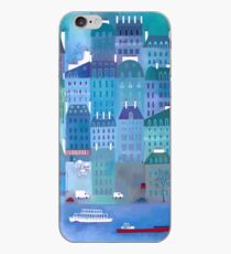 Paris Blues Painting iPhone Case
