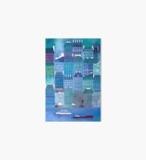 Paris Blues Painting Art Board