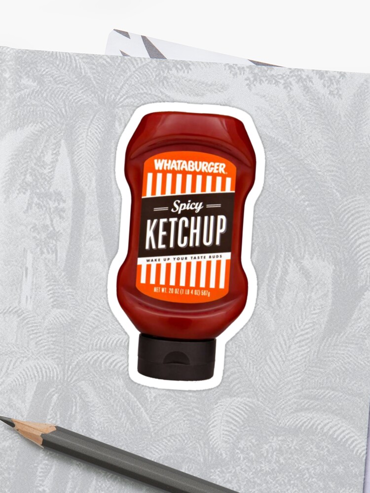 Whataburger Spicy Ketchup Sticker By Madisonbaber Redbubble