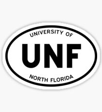 UNF, University of North Florida Sticker
