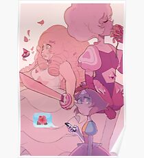 A Single Pale Rose Poster