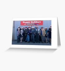 Happy Holidays Office Cast Greeting Card