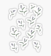 purple wildflowers Sticker