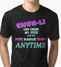 Chun-Li Tri-blend T-Shirt