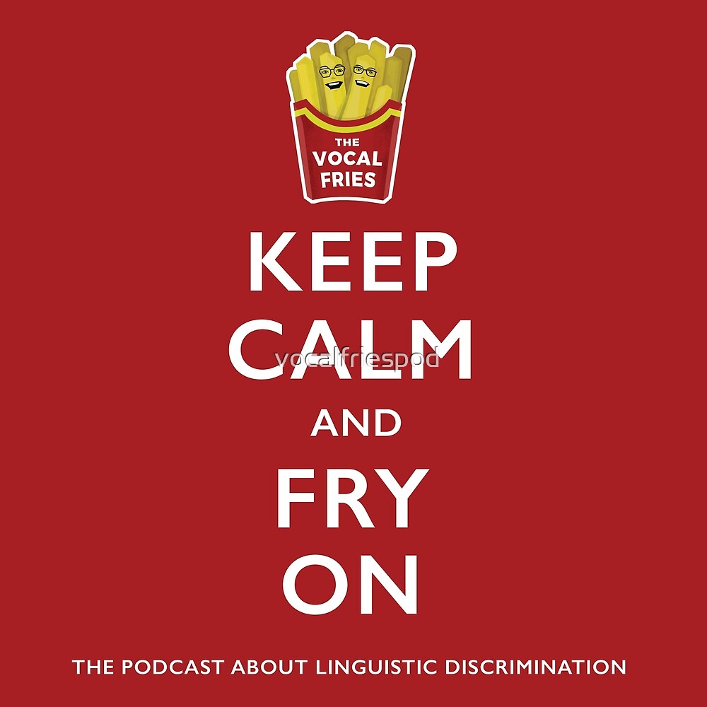 Keep Calm and Fry On Sticker by vocalfriespod