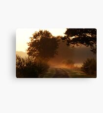 Starting out on a new morning Canvas Print