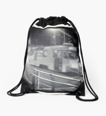 Tram Traveling. Drawstring Bag