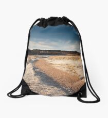 Path from Yellowcraig beach, East Lothian, Scotland Drawstring Bag