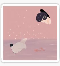 Meditative moment Sticker