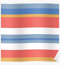 Color Strips Poster