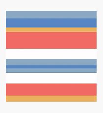 Color Strips Photographic Print