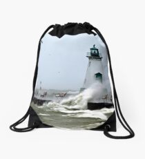 surf's up Drawstring Bag
