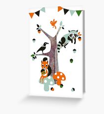 Friends of the forest Greeting Card