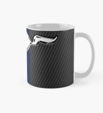 Mustang Emblem schwarzer Carbon Tasse (Standard)