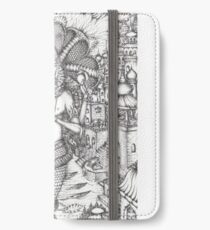 Patanjali descending into Varanasi iPhone Wallet/Case/Skin
