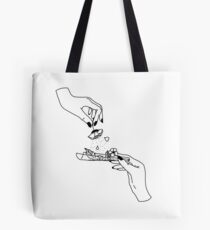 Bolsa de tela Flor de malas hierbas