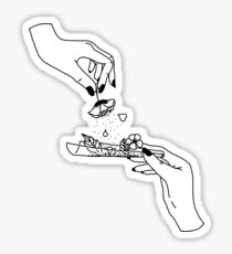 Gras Blume Sticker