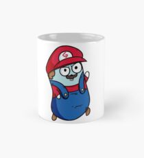 Taza clásica Súper Mario Gopher - Golang
