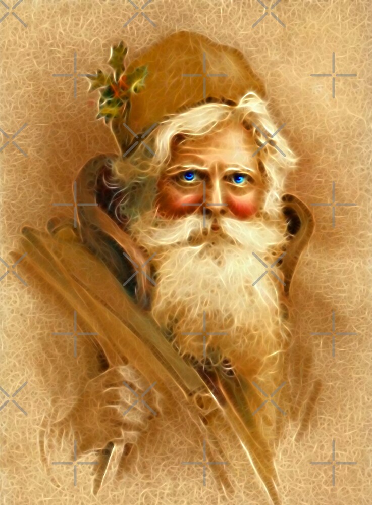 &quot;Old World Santa&quot; by Beverlytazangel | Redbubble