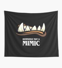 Definitiv kein Mimic Tabletop RPG Gaming Wandbehang