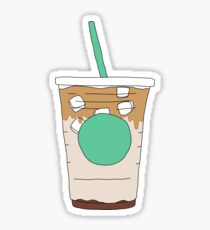 iced caramel macchiato Sticker