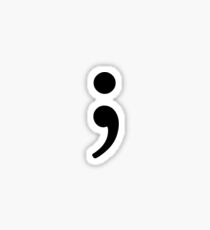 Semicolon Sticker