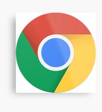 Google Chrome Logo Metal Print